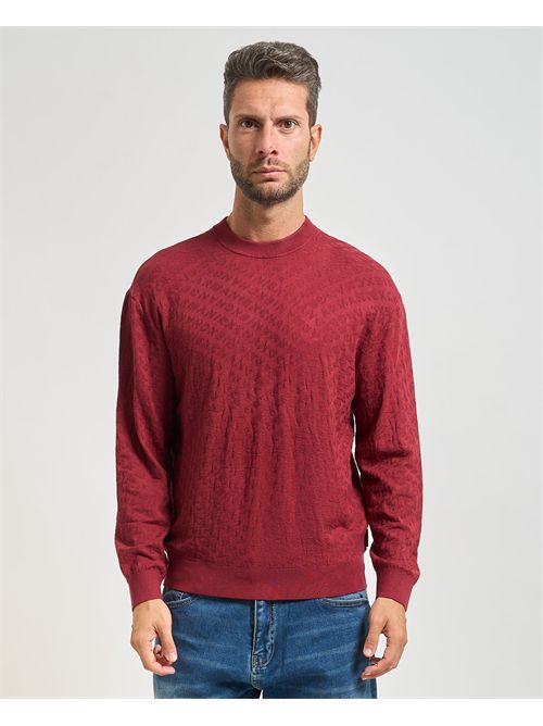 Men's Armani Exchange sweater in viscose blend ARMANI EXCHANGE | XM001316-AF10454UA328